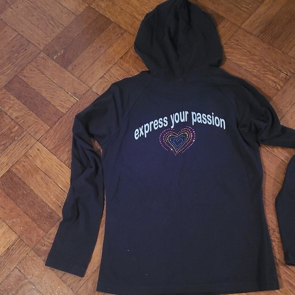 Shades of love yoga top/jacket sz small - Picture 3 of 6